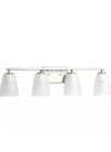 Leap Collection 4-light Brushed Nickel Bath Light By  Progress Lighting
