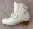 Edea Flamenco Ice Dance Skating Boots Ivory Size 255 C Gently Used