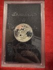 1973-s Eisenhower Proof Dollar 40  Silver Brown Box