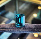 Flawless Emerald Cut 2 Ct Lab Grown Diamond Natural Blue Color Vvs1 Certified