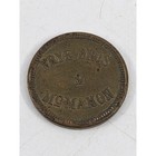 Antique Frye Bros   Mcmahon 5 Cents Good For In Trade Token Brass Exonumia