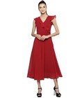   Indian Traditional Harpa Dress Maroon Color For Girls