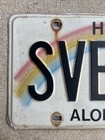 Hawaii License Plate  Aloha State  Used  Sveta-1