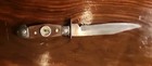 Vintage 5  Souvenir Oregon Undersea Gardens Knife In Leather Sheath Japan