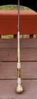 Antique Parasol Rnw Victorian Gold Tone   Mother Of Pearl Handle Umbrella 