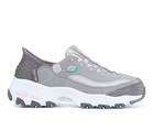 Skechers Womens Shoes Slip Ins Gray Pink Slip On Wide Fit D lites Comfort 150238