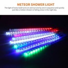 384led Waterproof Lights Meteor Shower Rain 8 Tube Tree Outdoor Light Xmas Decor