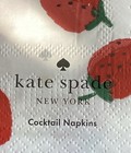 Kate Spade Strawberries Cocktail Napkins  Perfect For Summer  Set Of 50