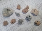Hag Stone Lot Of 10 Stones Natural Ocean