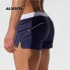 Men Summer Swim Shorts Swimwear Swimming Trunks Underwear Boxer Briefs Pants