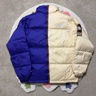 Supreme The North Face Split Nuptse Jacket Gravel Purple Medium Nf0a875fvow-m