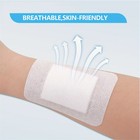 50pcs Large Wound Bandages Non-woven Adhesive First Aid 6x7cm New