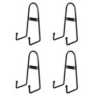 4 Pack Wall Mount Plate Display Stands - Medium Easel Holders For Plates   Art