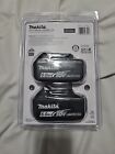  2  New Genuine For Makita Brand Bl1860b-2 18v Batteries 6 0 Ah Led 18 Volt