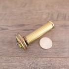Vintage Sheryl Koch 3  Inch Kaleidoscope Brass    