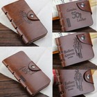 Retro Mens Wallet Clutch Leather 501 hunter Id Card Holder Bifold Purse Billfold