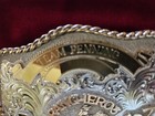 Rare Skyline Buckle Sterling Rancheros Vistadores World Champion Harley May  