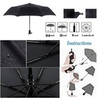 New Automatic Umbrella Sun   Rain Anti-uv Windproof 3 Folding Compact Umbrella