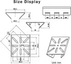 Universal Vertical Pole Mount Adapter Bracket For Cctv Security Camera Ptz Dome