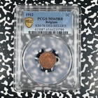 1912 Belgium 1 Centime Pcgs Ms65rb Lot g4055 Gem Bu  Km 76