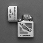 Vintage 1967 Zippo Vietnam Da Nang Air Base F-4 Phantom Military Lighter
