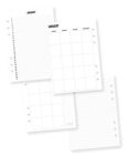 Simple Carpe Diem A5 Planner Double-sided Inserts  Multicolor