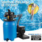 10  Sand Filter Above Ground 1 3hp Swimming Pool Pump Intex 6 Way Valve 2640gph