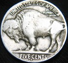 Original Tougher Date 1925-s Buffalo Nickel 5   Free Shipping  Ku68mj