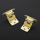 Gold Self-close Cabinet Hinges  3 8 Inch Inset 60 Pack 30 Pairs