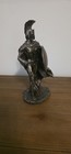 10  Leonidas Greek Warrior Spartan King Statue Spear Hoplite Shield Bronze Color