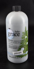 New Sealed Philosophy Baby Grace Bath   Shower Gel Shampoo With Pump 32oz