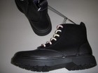 Art Class Zoe Zipper Lace-up Combat Boots Youth Girl s - Black
