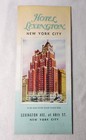Vtg 1950s Hotel Lexington New York City Travel Brochure B w Photos