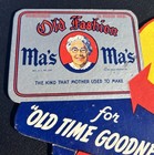 Vintage Rare Ma   s Root Beer Diecut Advertising Bottle Topper