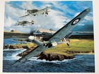 Aviation  Print  Hawker Hurricanes During The Battle Of Britain  eagle Squadron 