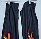 Cannondale Bicycle Leg Warmers Large Flames Elastic 14  Long 16 8  Wide Commuter