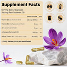 Saffron Extract Supplements Capsules 88 5mg Natural Saffron Supplements For Mood