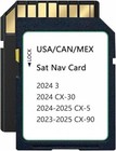 Navigation Sd Card Latest Version Gps Maps For Cx-30 3  Cx-5  Cx-90  Usa can mex