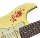 Abalone Red Electric Guitar Body Inlay Sticker Decals