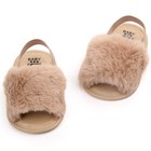 Yinbwol 2 Pack Infant Baby Girls Sandals Elastic Back Strap Flats Slippers Soft