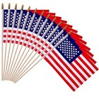 12 Pack Small American Flags mini American Flag For Outdoor Us 4x6 Inch 12 Pcs