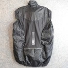 Ale Cycling Wind Vest Mens Xxl Black Neon Yellow Gilet High Vis Mesh Back Italy