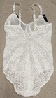 Nwt Womens White Lace Bali Body Briefer One Piece Bra Bodysuit Size 38dd