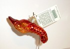 2018 - Crawfish - Old World Christmas Blown Glass Ornament New W tag 12525