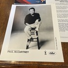 Paul Mccartney Back In The Us Press Kit Folder  Photo  Info The Beatles