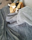Dog Blankets For Large Dogs  Super Soft Warm Sherpa Fleece Plush Doggie Blank   