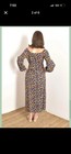 Fritzi Of California - Vintage 1970   s Purple Butterfly Midi Dress - Small