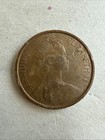 1977          Bermuda One Cent World Coin Km 15 Wild Hog
