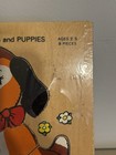 Vintage Wood Wooden Fisher-price Dog And Puppies 8 Piece Puzzle