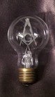Vintage Aerolux Freemason Square Compass G Light Bulb Working Condition